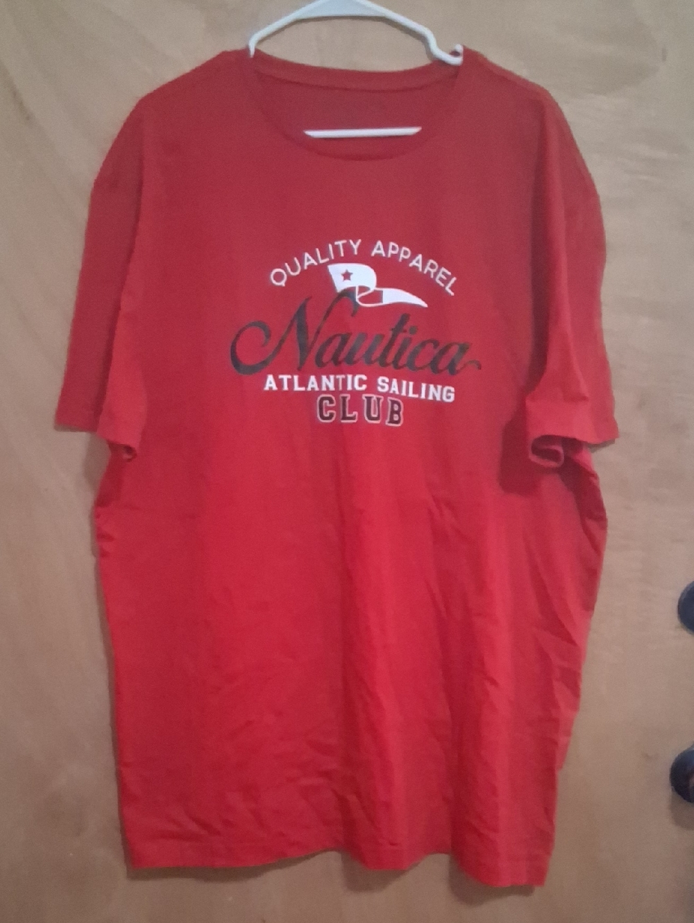 Nautica Red Short-Sleeve Atlantic Sailing Club Graphic Tee
